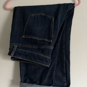 Talbots petite Everyday Relaxed fit jeans in 14.  Dark wash, Ankle length